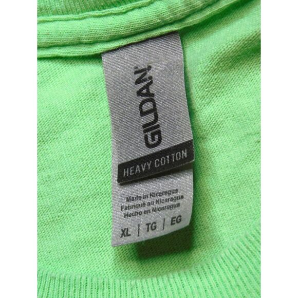 Men's Panama City Beach Florida T Shirt Sz. XL Gildan All Cotton Lt. Green - Picture 3 of 6